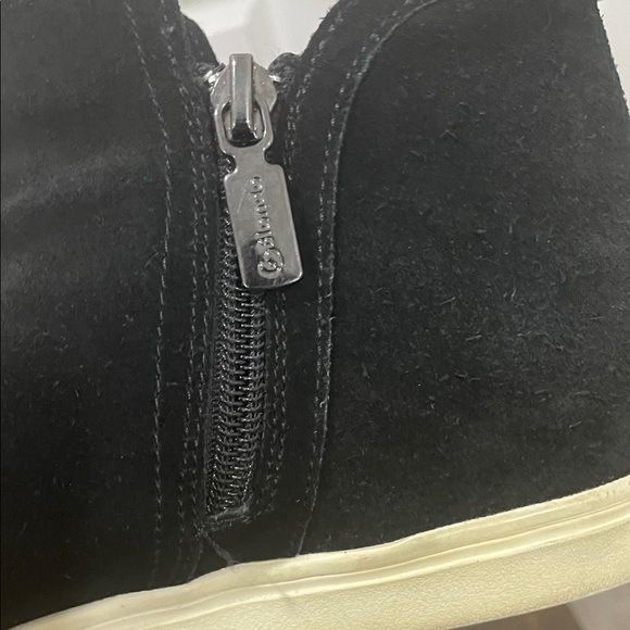 Blondo Black Suede Wedge Sneaker Booties - Picture 5 of 8